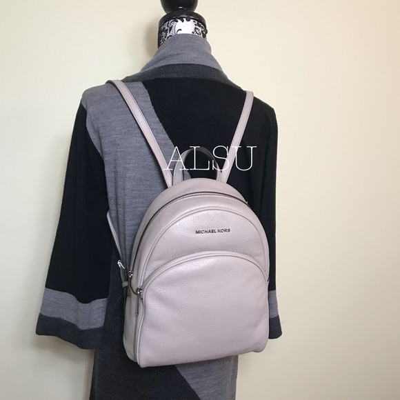 Michael Kors Handbags - Michael Kors Abbey Medium Backpack Cement AUTHENT